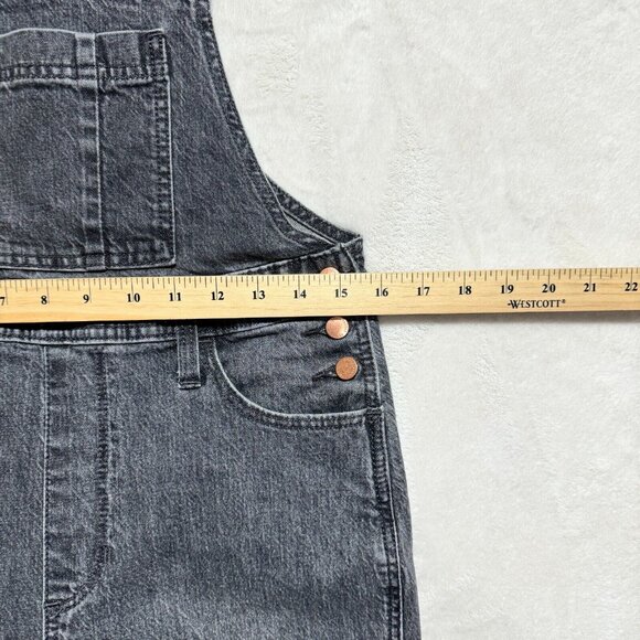 Universal Thread Denim Jean Bib Overalls Black  Women's 2/26R - Picture 8 of 12
